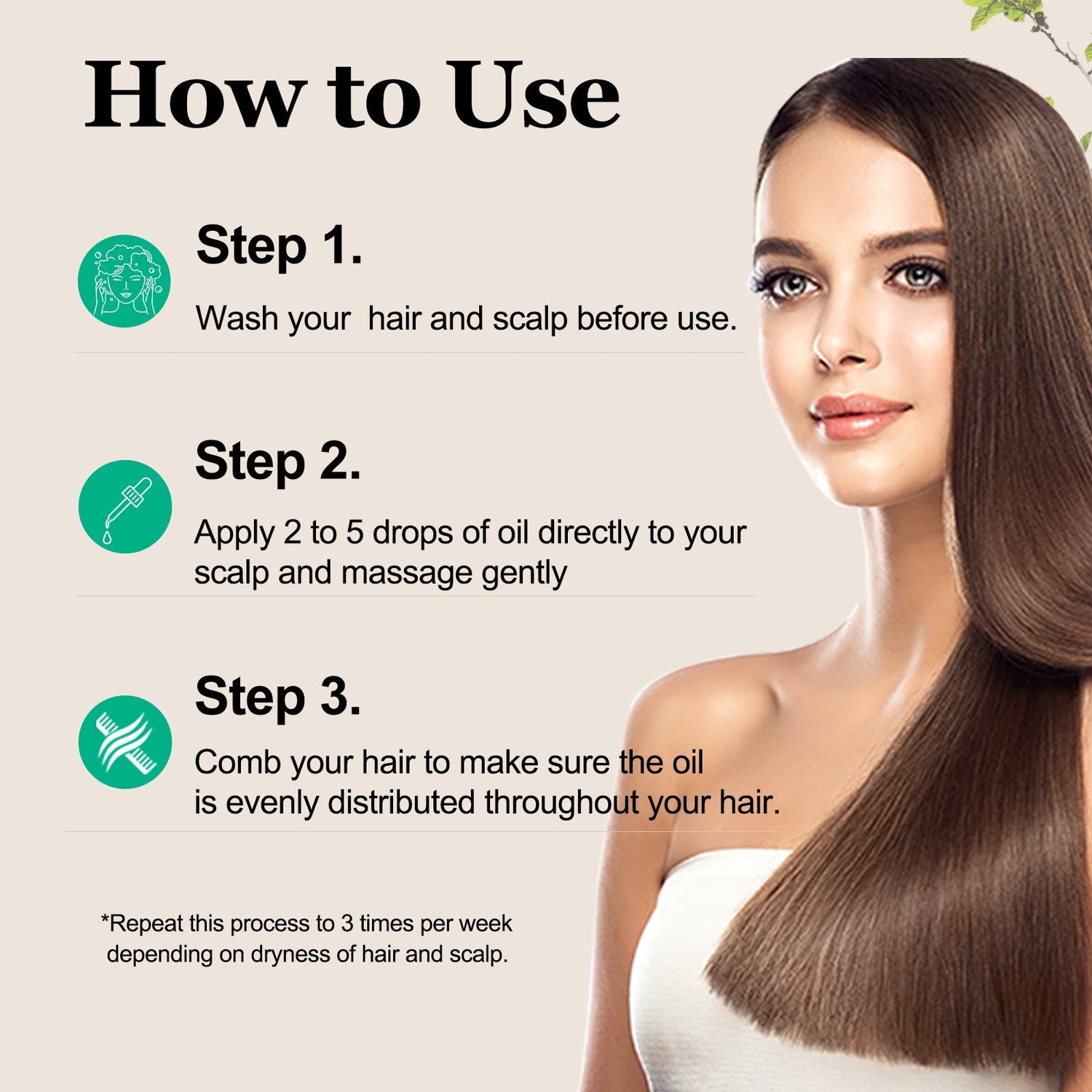 Tgideas Batana & Rosemary Hair Oil: Anti-Shedding & GrowthTreatment 2 Bottles
